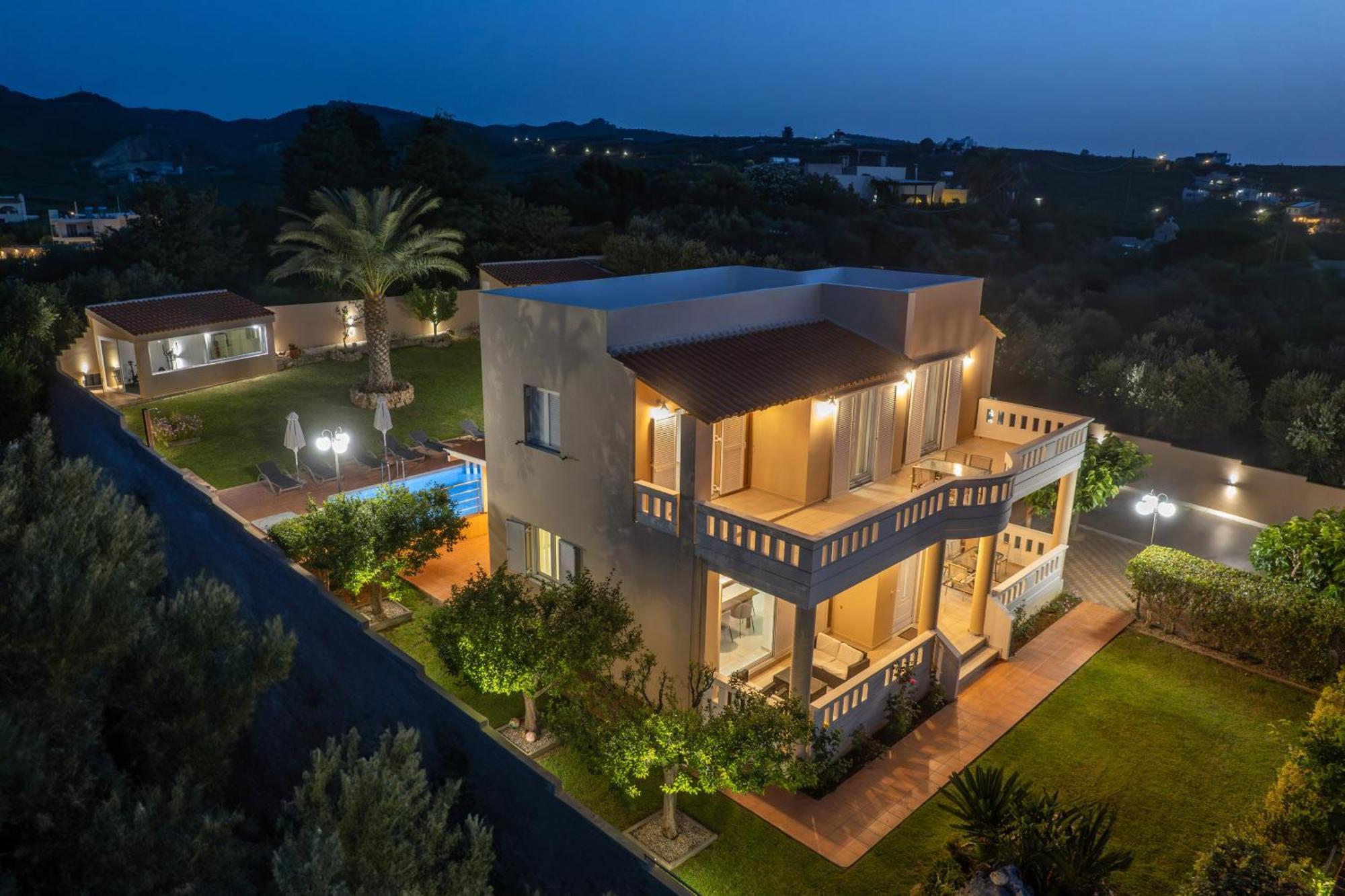 Villa Aretousa 1 Agia Marina Buitenkant foto